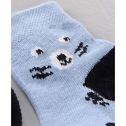 Cute Walk by Babyhug Cotton Knit Regular Length Antibacterial Socks Multi Design Pack Of 3 - Multicolour