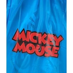 Babyhug Full Sleeves Hooded Raincoat Disney Mickey Print - Blue