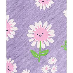 Babyhug Full Sleeves Cotton Sweatshirts Floral Print With Balloon Sleeves - Light Purple