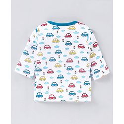 Babyhug Clothing Gift Set Car Print Pack of 6 - Blue
