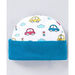 Babyhug Clothing Gift Set Car Print Pack of 6 - Blue