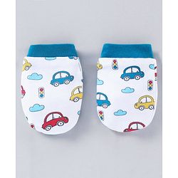Babyhug Clothing Gift Set Car Print Pack of 6 - Blue