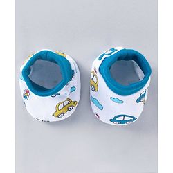 Babyhug Clothing Gift Set Car Print Pack of 6 - Blue