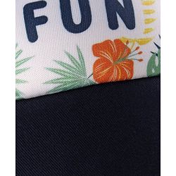 Babyhug Summer Cap Jungle Print Multicolour - Diameter 14 cm