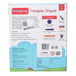 Babyhug Jumbo Triangular Crayons - 12 Shades