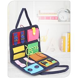 Babyhug Bow and Suspender Set - Multicolor