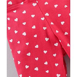 Babyhug Three Fourth Length Leggings Printed Pack of 3 - Multicolour