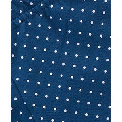 Babyhug Cotton Knit Three Fourth Length Leggings Solid & Floral Printed Pack Of 3 - Multicolour