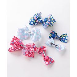 Babyhug Bow and Butterfly Clips Pack of 6 - Multicolor