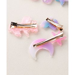 Babyhug Hair Pins And Clips Free Size Pack of 8 - Multicolor