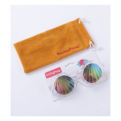 Babyhug Free Size Shell Shape Sunglasses - White