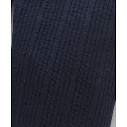 Babyhug Full Length Solid Color Thermal Legging - Navy Blue