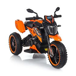 Babyhug KTM Three Wheel Battery Operated Ride On Bike - Orange