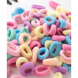 Babyhug Free Size Hair Clips & Bands Set - Multicolor
