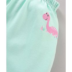 Babyhug Full Length Diaper Leggings Dino & Floral Print Pack of 3 - Multicolor