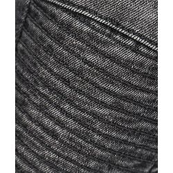 Babyhug Cotton Full Length Stretchable Washed Denim Jeans Fly With Zipper - Black
