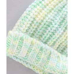 Babyhug Blend Knit Woolen Beanie Multicolour - Diameter 12 cm