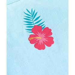 Babyhug Sleeveless Slips Striped & Floral Print Pack of 3 - Blue