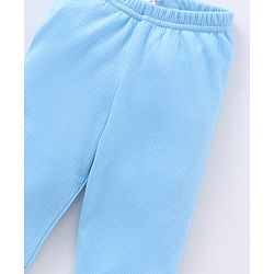 Babyhug Full Length Thermal Leggings - Blue