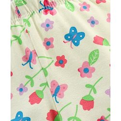Babyhug Full Length Leggings Multiprint - Light Green
