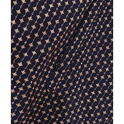 Babyhug Full Sleeves Sequence Embollished Kurta & Dhoti Set - Navy