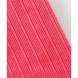 Babyhug Sleeveless Solid Color Thermal Vest - Coral