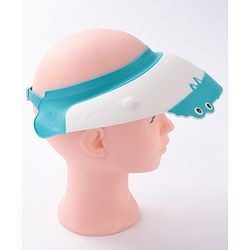 Babyhug Silicone Crocodile Shape Shower Cap - Blue