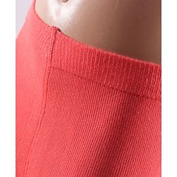 Cutewalk by Babyhug Anti Bacterial Tights Heart Design - Red