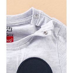 Babyhug Cotton Full Sleeves T-Shirt Mickey Mouse Print - White