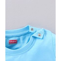 Babyhug Full Sleeves T-Shirt Mickey Mouse Print - Blue