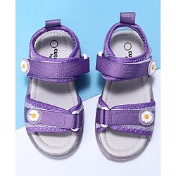 Cute Walk by Babyhug Casual Sandals With Velcro Closure - Rose Red