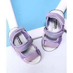 Cute Walk by Babyhug Sandals with Velcro Closure - Purple