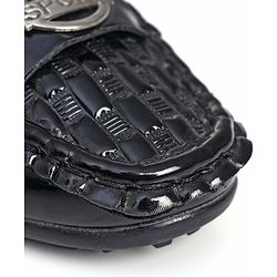 Cute Walk by Babyhug Slip On Party Wear Shoes - Navy Blue