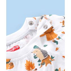 Babyhug Cotton Full Sleeves Stripes T-Shirts Pack of 3 - Multicolor