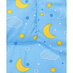 Babyhug Cotton Quilt Moon Print - Blue