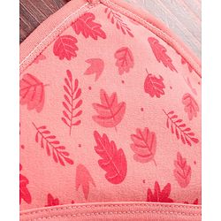 Babyhug Double Layer Terry Hooded Towel Bear Print - Light Peach