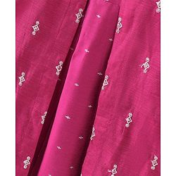 Babyhug Sleeveless Dress with Half Sleeves Shrug Ethnic Designs Embroidered - Wine