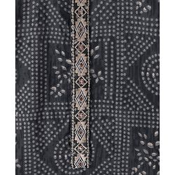 Babyhug Cotton Woven Full Sleeves Kurta & Pajama Set Ethnic Print - Grey