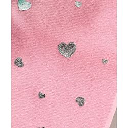 Babyhug Cotton Full Sleeves Top & Leggings Set Kitty & Glitter Print- Mint Pink