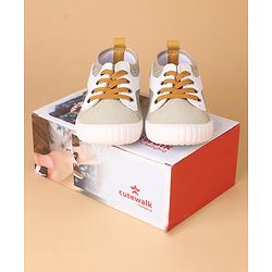 Cute Walk by Babyhug Solid Casual Shoes - Yellow