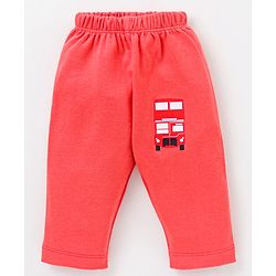 Babyhug Clothing Gift Set Car Theme Red & White - Pack of 5