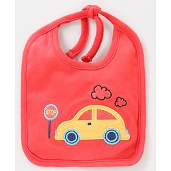 Babyhug Clothing Gift Set Car Theme Red & White - Pack of 5