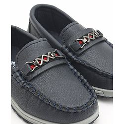 Cute Walk by Babyhug Formal Shoes - Dark Blue