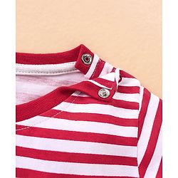 Babyhug Full Sleeves Tee Construction Vehicle Print Pack of 3 - Navy Blue Light Grey Red
