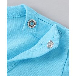 Babyhug Full Sleeves Cotton Blend Knit Tees Solid Pack of 3- Blue Red Peach