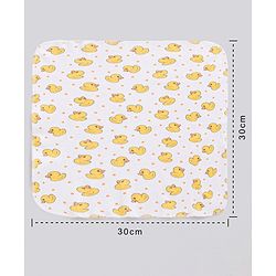 Babyhug 100% Cotton Wash Cloth Pack of 8 - Multicolor