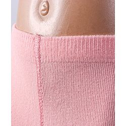 Cutewalk by Babyhug Anti Bacterial Footed Tights Heart Design Pack Of 2 - Pink & Black