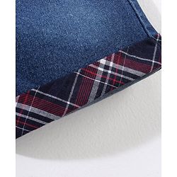 Babyhug Cotton Stretchable Denim Washed Barmuda Knee length - Blue