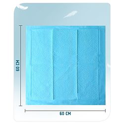Babyhug Disposable Diaper Changing Mat Medium 10 Pieces - Blue