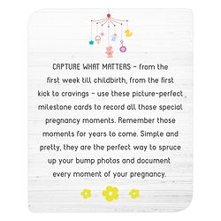 Babyhug Pregnancy Milestone Cards - English